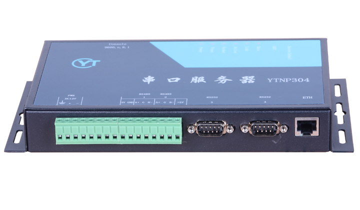 YTNP304AB 两路RS232+两路RS485转TCP/IP串口服务器
